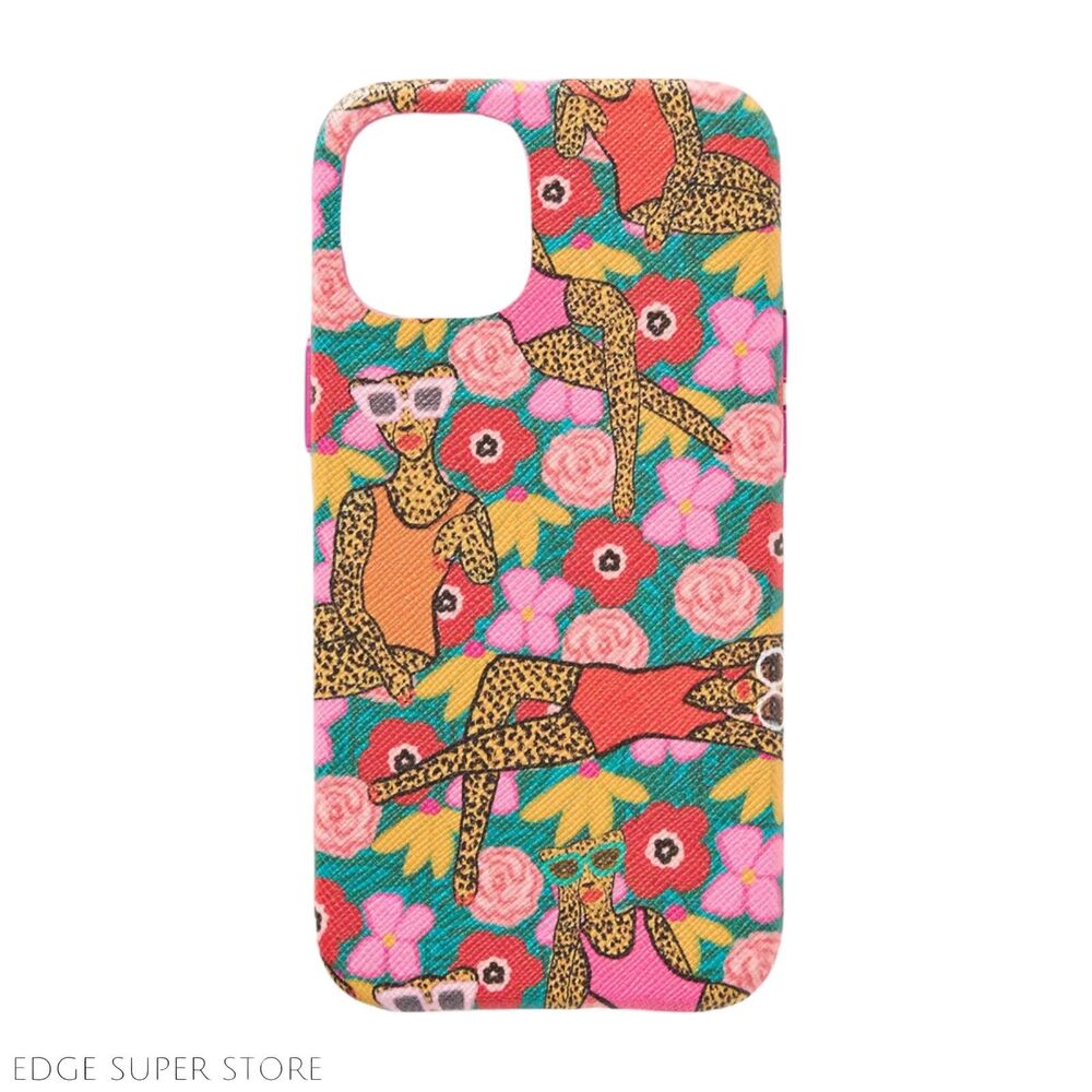 Anthropologie Kendra Dandy Muse Floral Pink IPhone 12 Mini Plastic Hard Case